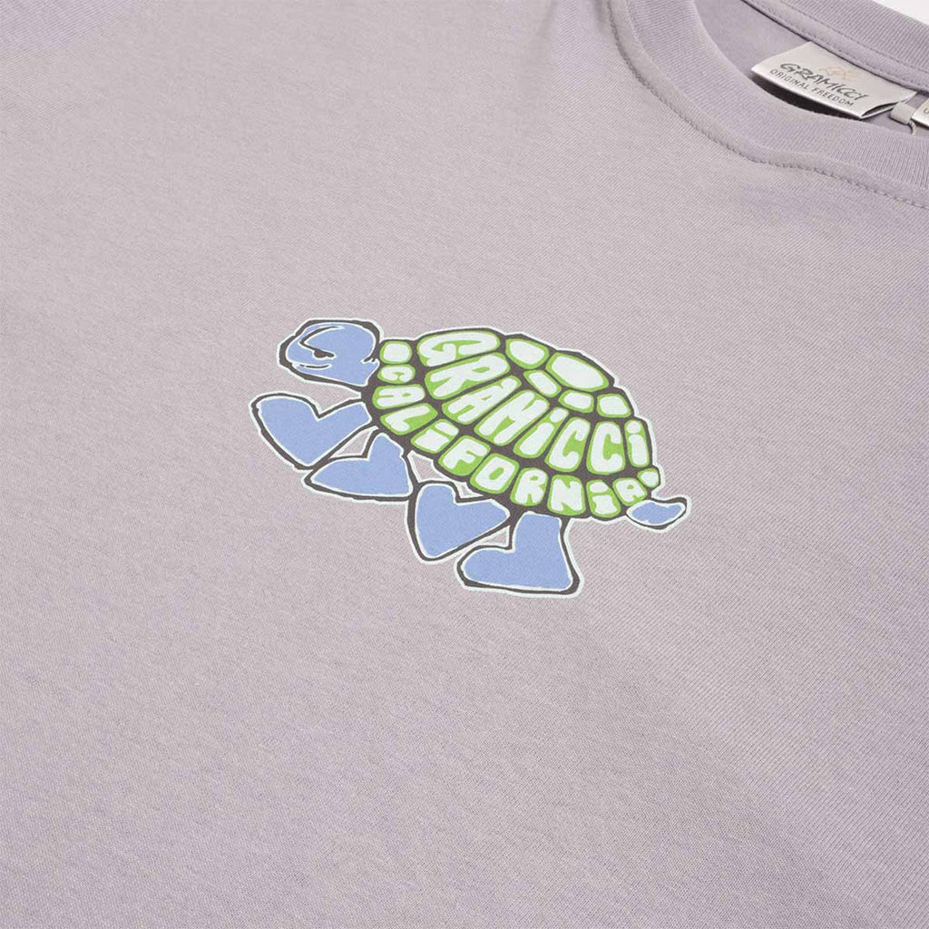 Gramicci Turtle T-Shirt, Lavender, Detail Shot 3