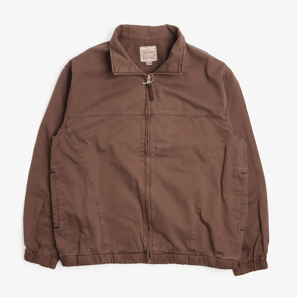Gramicci Twill-Around Jacket in Brown Pigment, front view