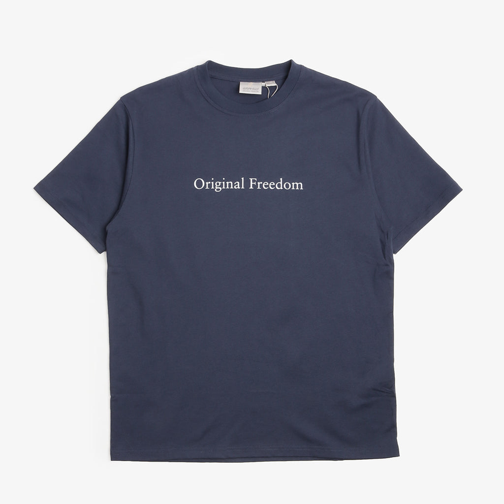 Gramicci Vase Tee in Navy, front view