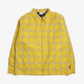 Gramicci Zip-Up Insulated Flannel Shirt in Mojito Shadow Plaid, front view