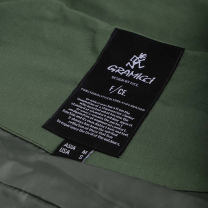 Gramicci by F CE. Mountain Jacket, Olive, Detail Shot 6