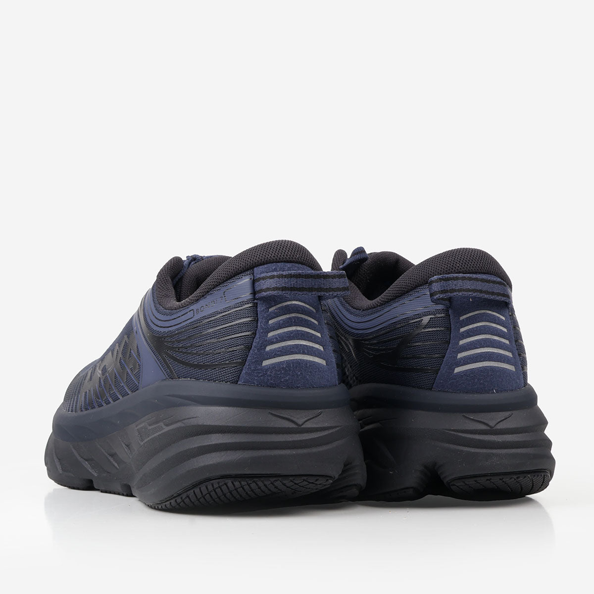 HOKA Bondi 7 Shoes, Varsity Navy Black, Detail Shot 3