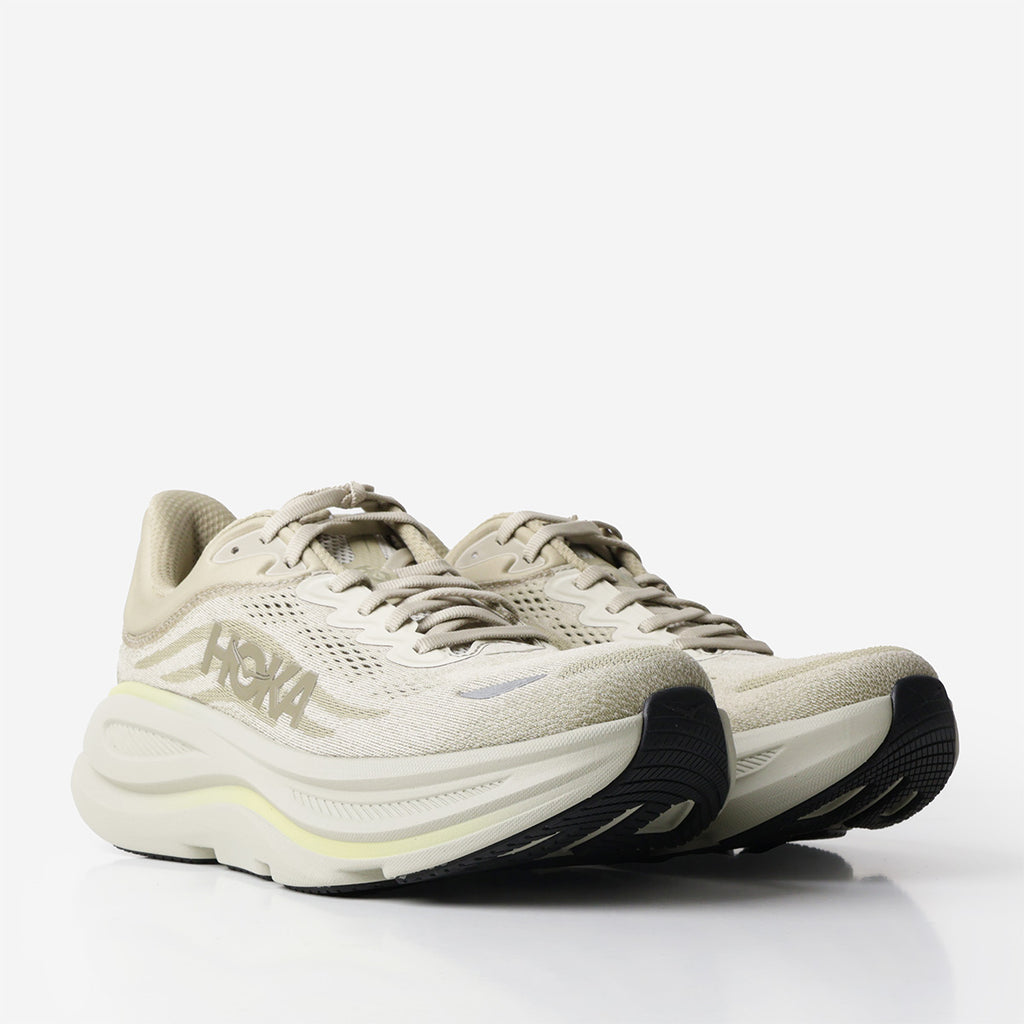 HOKA Bondi 9 Shoes, Grassland Oyster Mushroom, Detail Shot 2