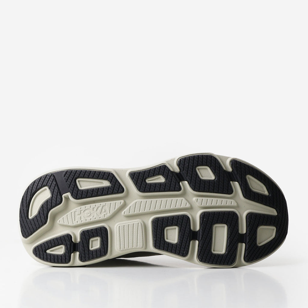 HOKA Bondi 9 Shoes, Grassland Oyster Mushroom, Detail Shot 4