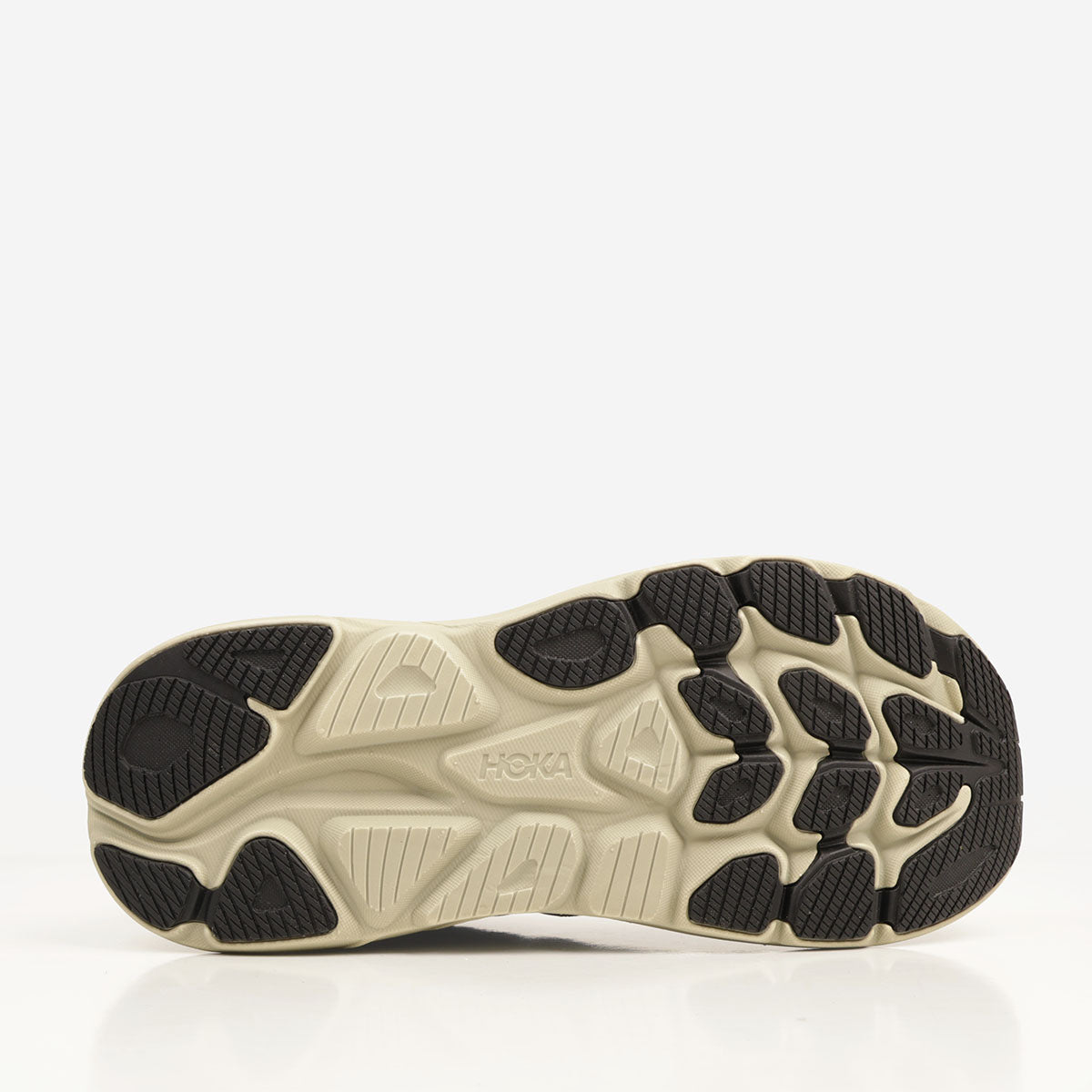 HOKA Clifton 10 Shoes, Dark Roast Black, Detail Shot 4