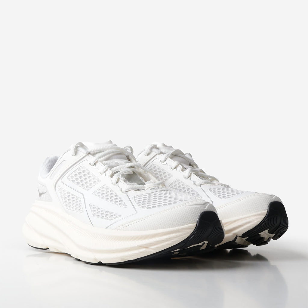 HOKA Clifton One9 Shoes, Frost Cosmic Grey, Detail Shot 2
