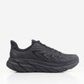 HOKA Clifton Utility Shoes in Black, side view