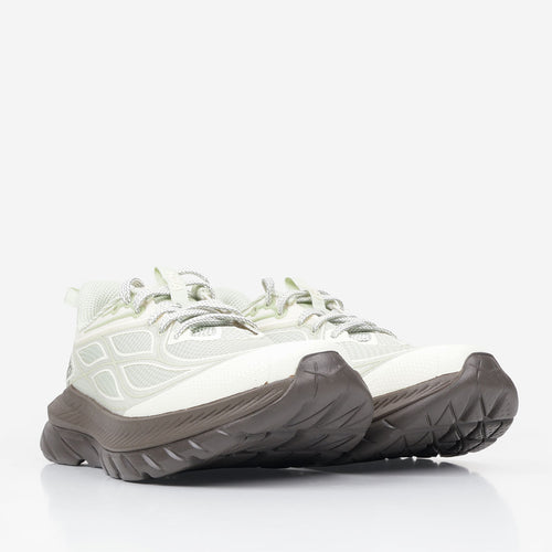 HOKA Mach Remastered Aura Shoes in Off White, front angle view
