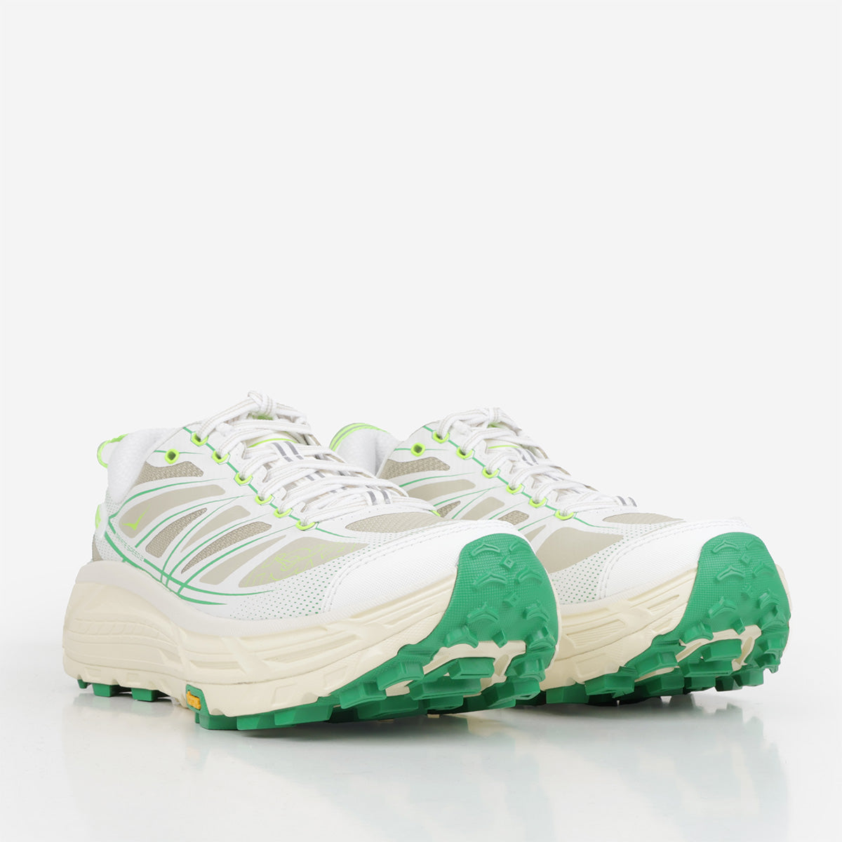 HOKA Mafate Speed 2 Shoes, White Fresh Cut Grass, Detail Shot 2