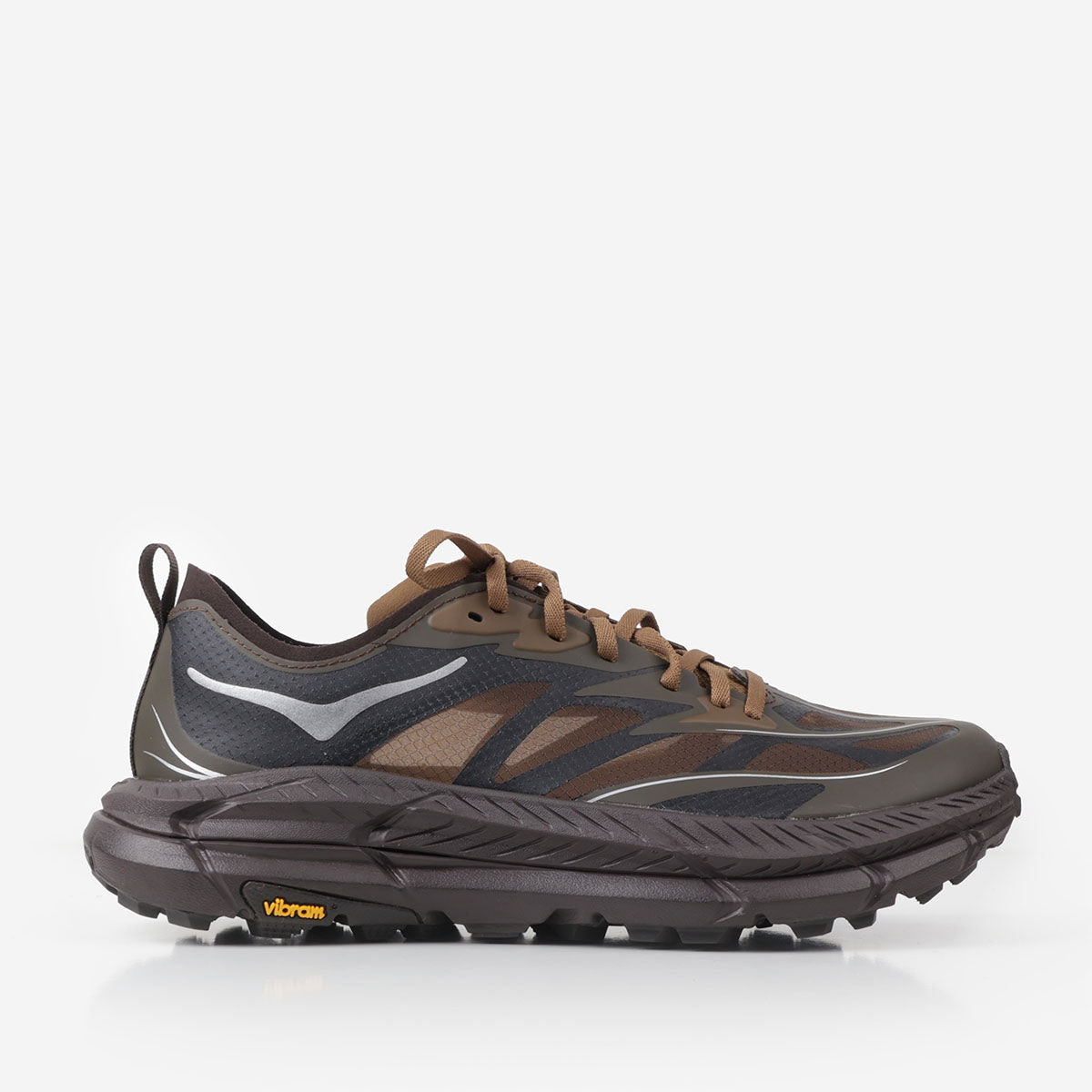 HOKA Mafate Speed 4 Lite Shoes, Tree Bark Cast, Detail Shot 1