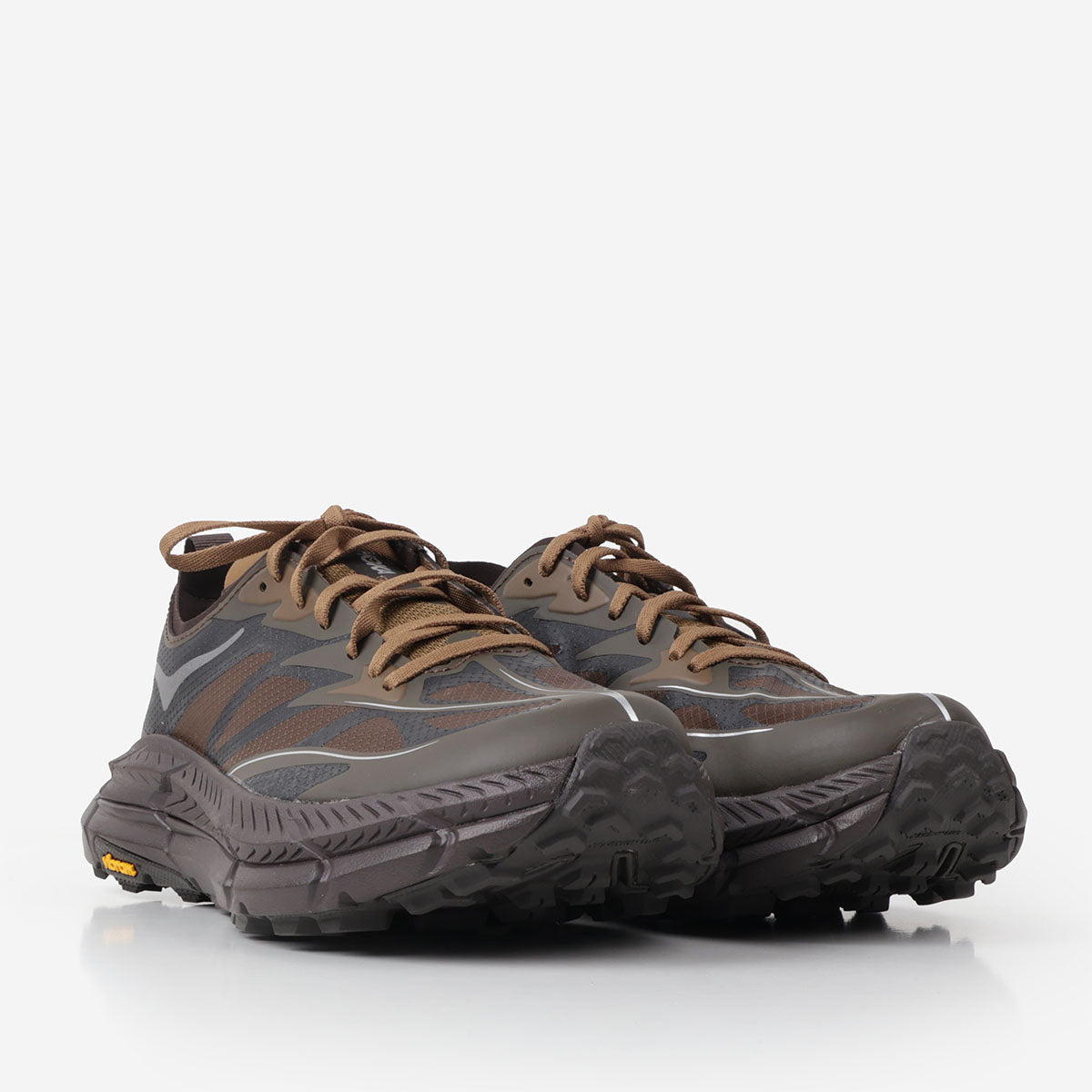 HOKA Mafate Speed 4 Lite Shoes, Tree Bark Cast, Detail Shot 2