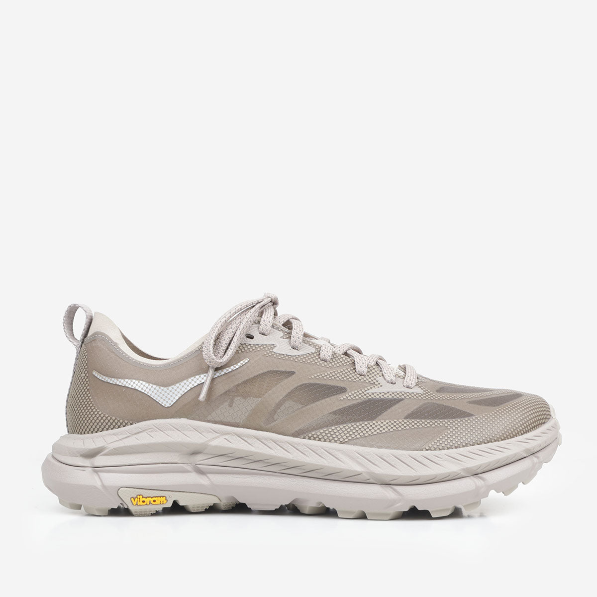 HOKA Mafate Speed 4 Lite TL Shoes in Archival Taupe, side view