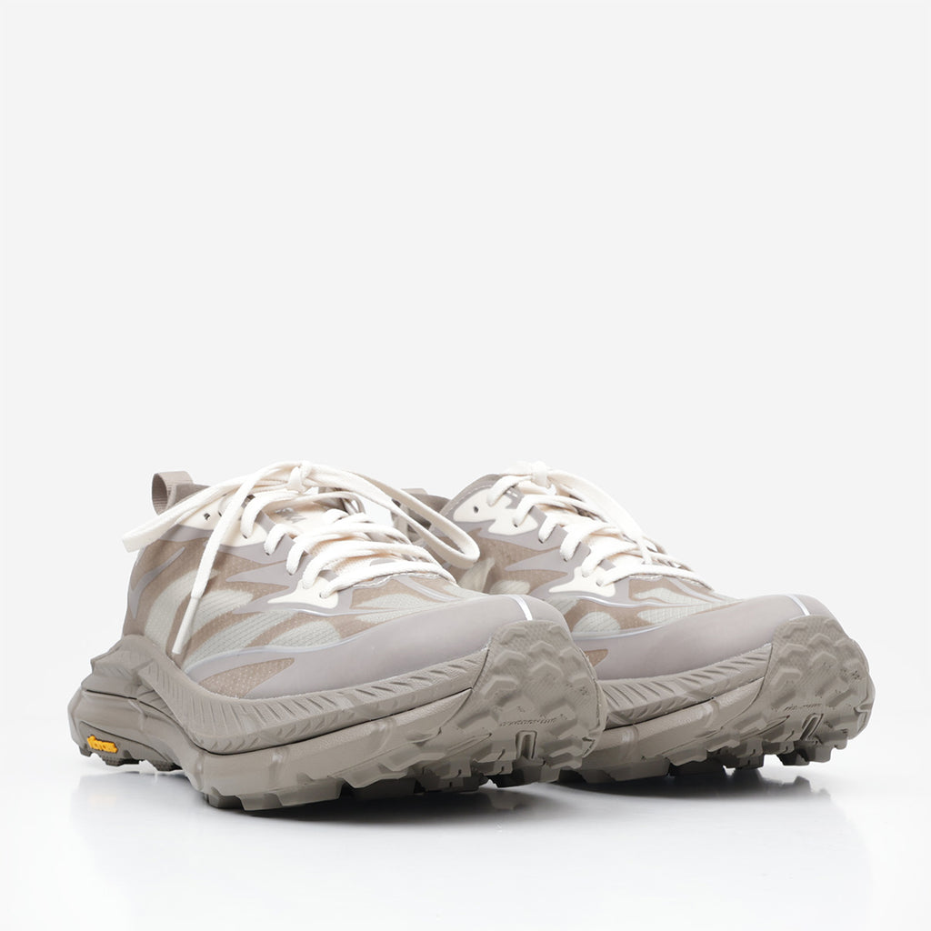 HOKA Mafate Speed 4 Lite Shoes, Light Roast Oatmilk, Detail Shot 2