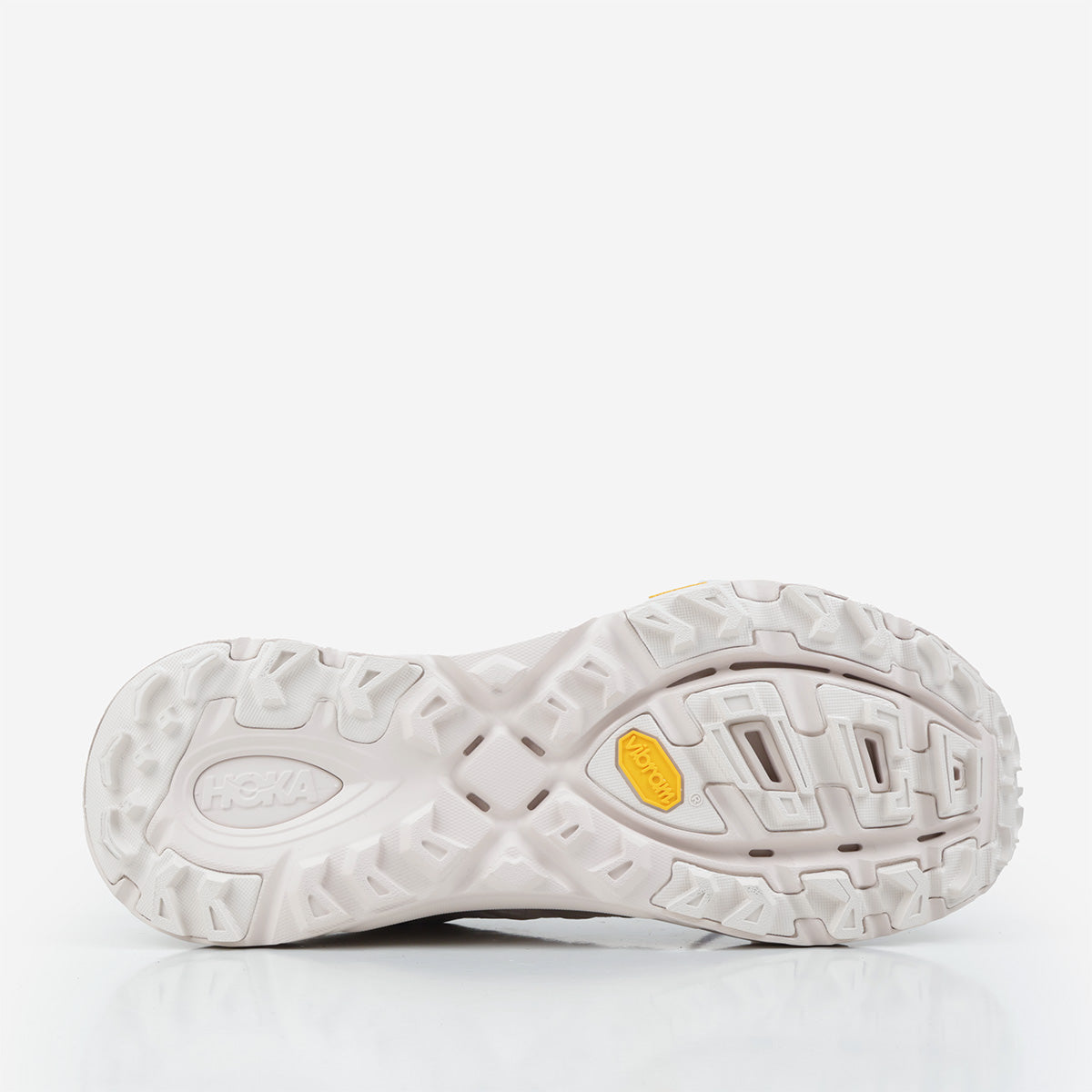 HOKA Mafate Three2 Grid Shoes, Rose Cream Stucco, Detail Shot 4