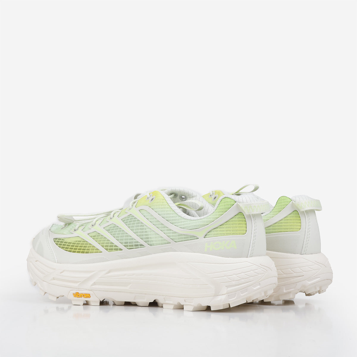 HOKA Mafate Three2 Grid Shoes, Truffle Salt Sour Lemon, Detail Shot 3