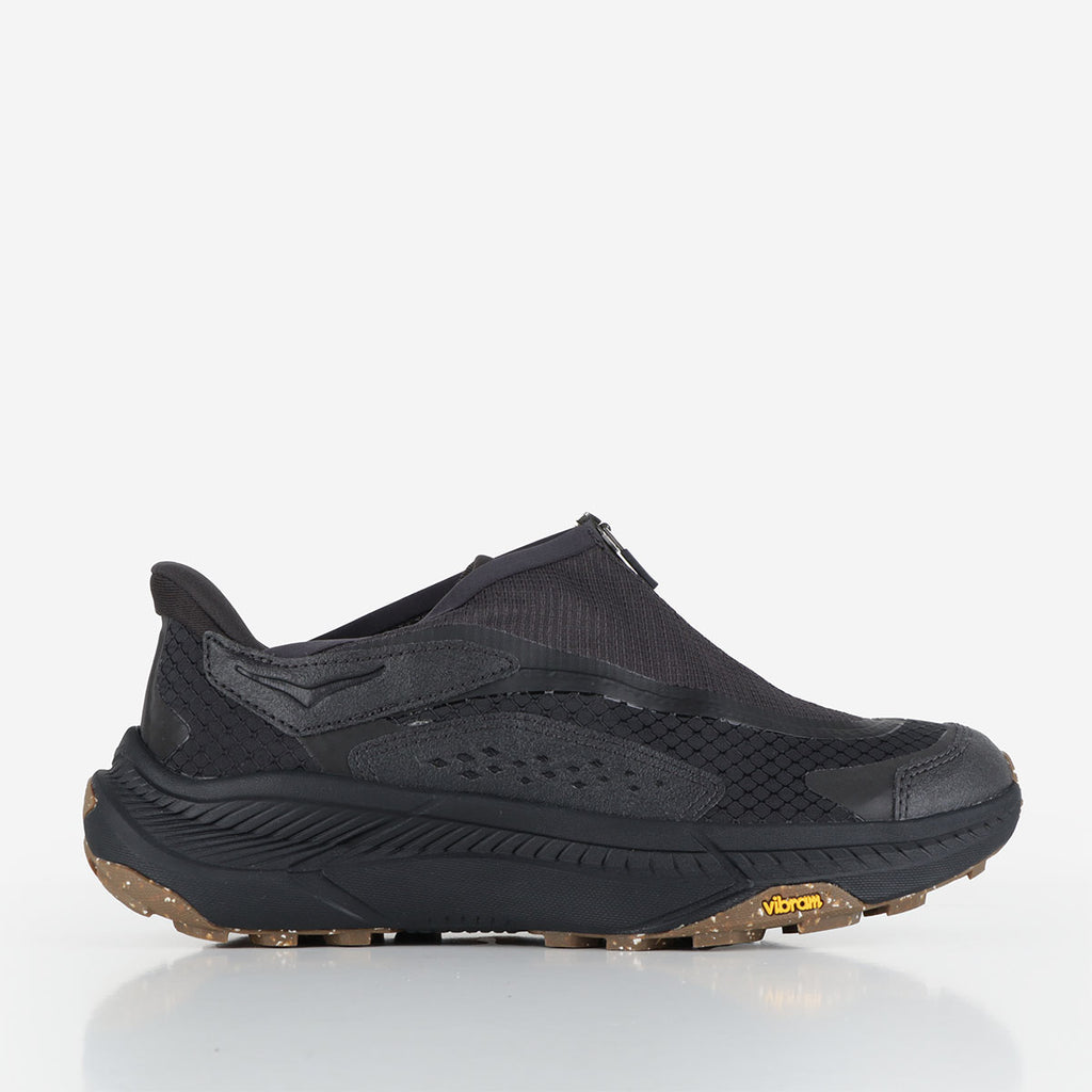 HOKA Project Transport Shoes, Carbon Black Black, Detail Shot 1