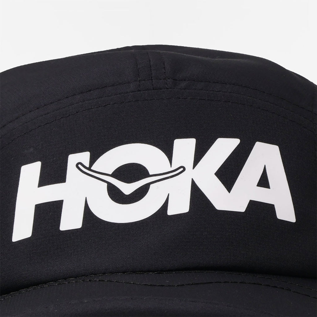 HOKA Run Hat, Black, Detail Shot 2