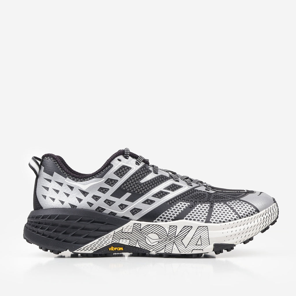 HOKA Speedgoat 2 TS Shoes, Black Stardust, Detail Shot 1