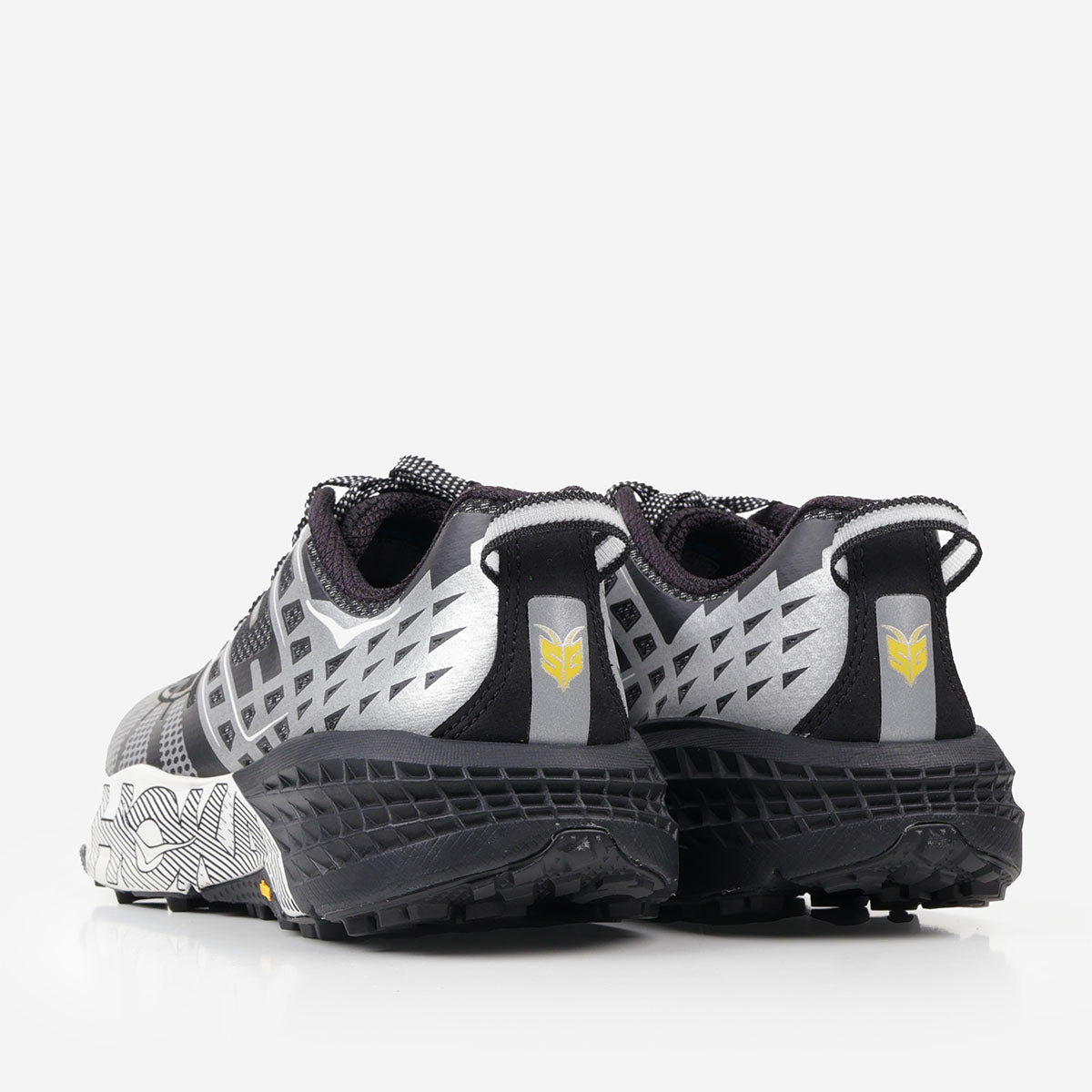 main HOKA Speedgoat 2 TS Shoes, Black Stardust, Detail Shot 3