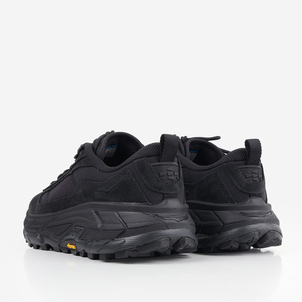 HOKA Tor Summit Field Shoes in Black, back view