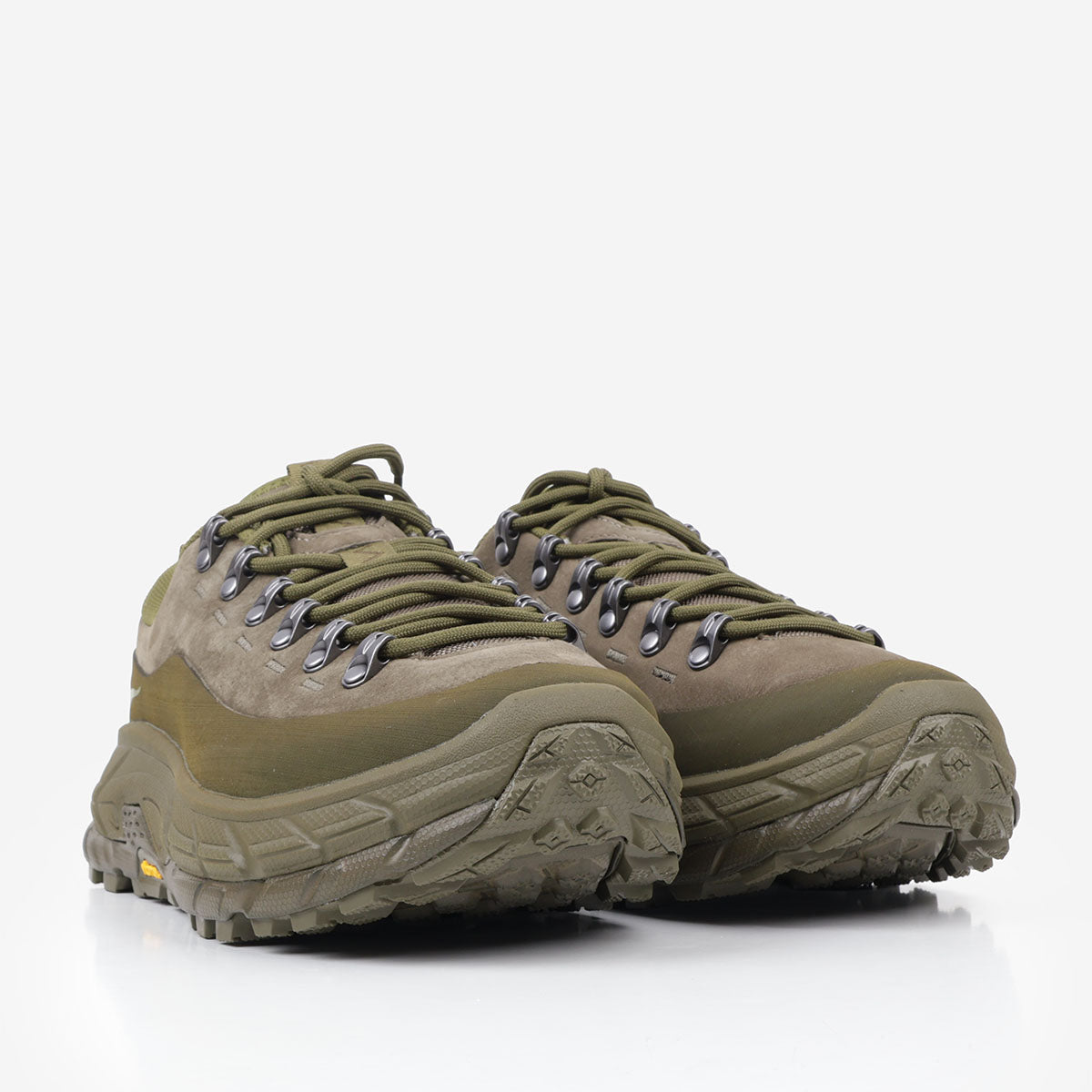 HOKA Tor Summit Shoes, Moss Green Spruce Green, Detail Shot 2