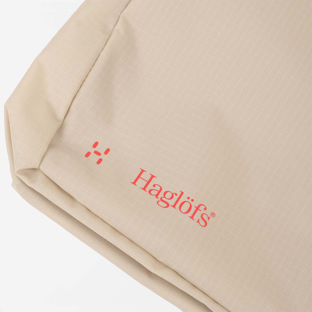 Haglofs Brand Tote Bag, Chalk Beige, Detail Shot 5