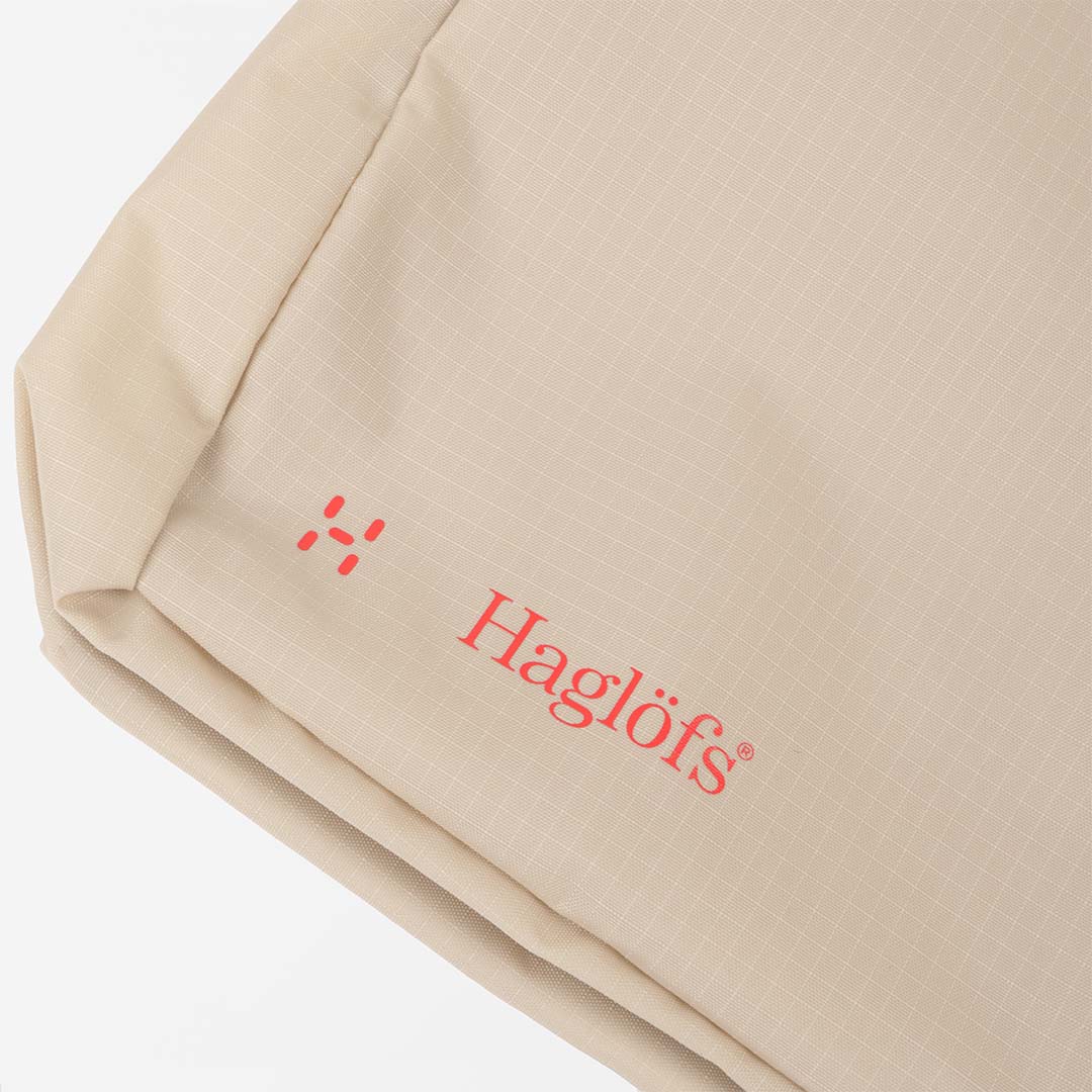 Haglofs Brand Tote Bag, Chalk Beige, Detail Shot 5