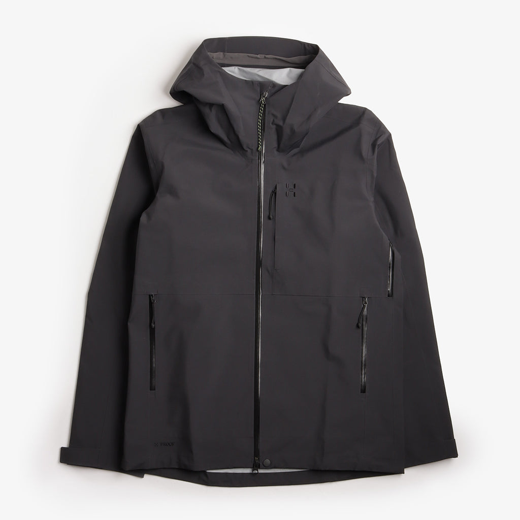 Haglofs Front Proof II Jacket, True Black, Detail Shot 1
