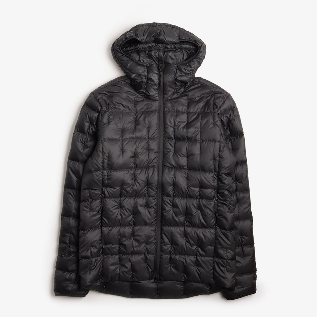 Haglofs Hede Down Hood Jacket, True Black, Detail Shot 1