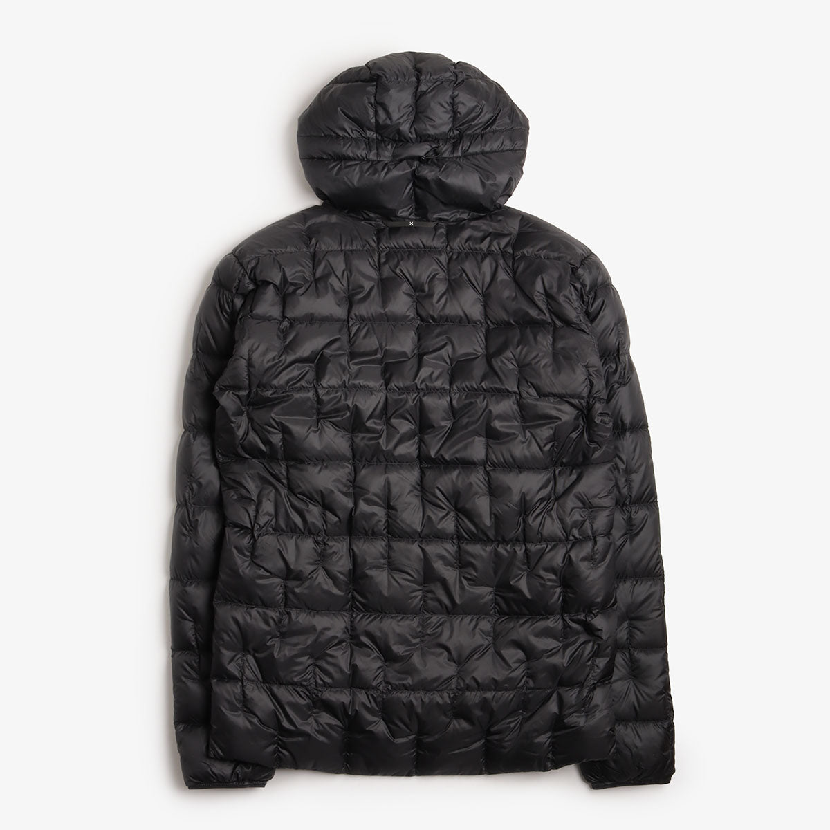 main Haglofs Hede Down Hood Jacket, True Black, Detail Shot 2