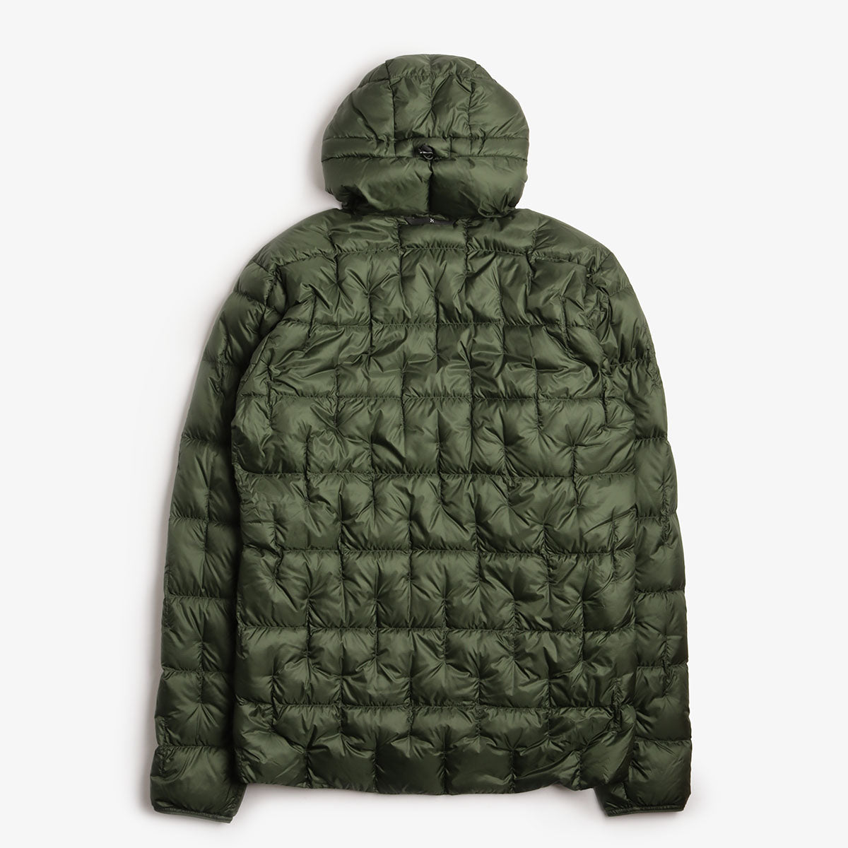 main Haglofs Hede Down Hood Jacket, Seaweed Green, Detail Shot 2