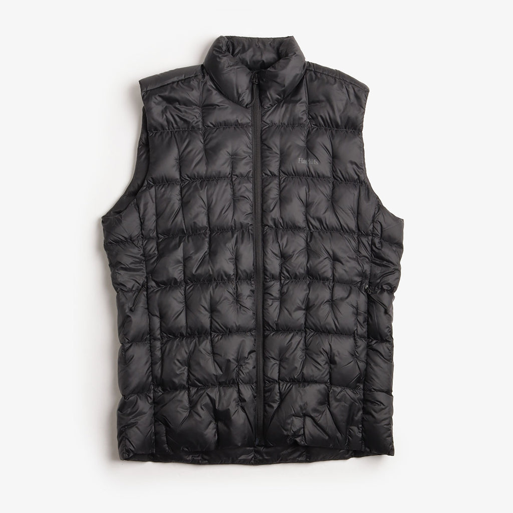 Haglofs Hede Down Vest, True Black, Detail Shot 1