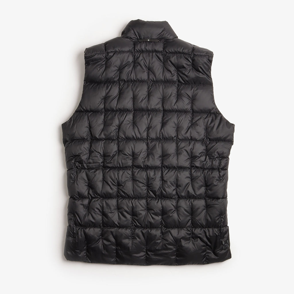 Haglofs Hede Down Vest, True Black, Detail Shot 2