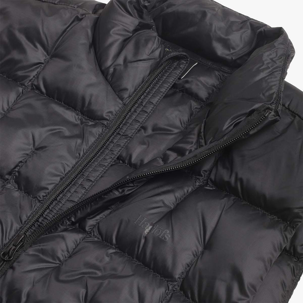 Haglofs Hede Down Vest, True Black, Detail Shot 5