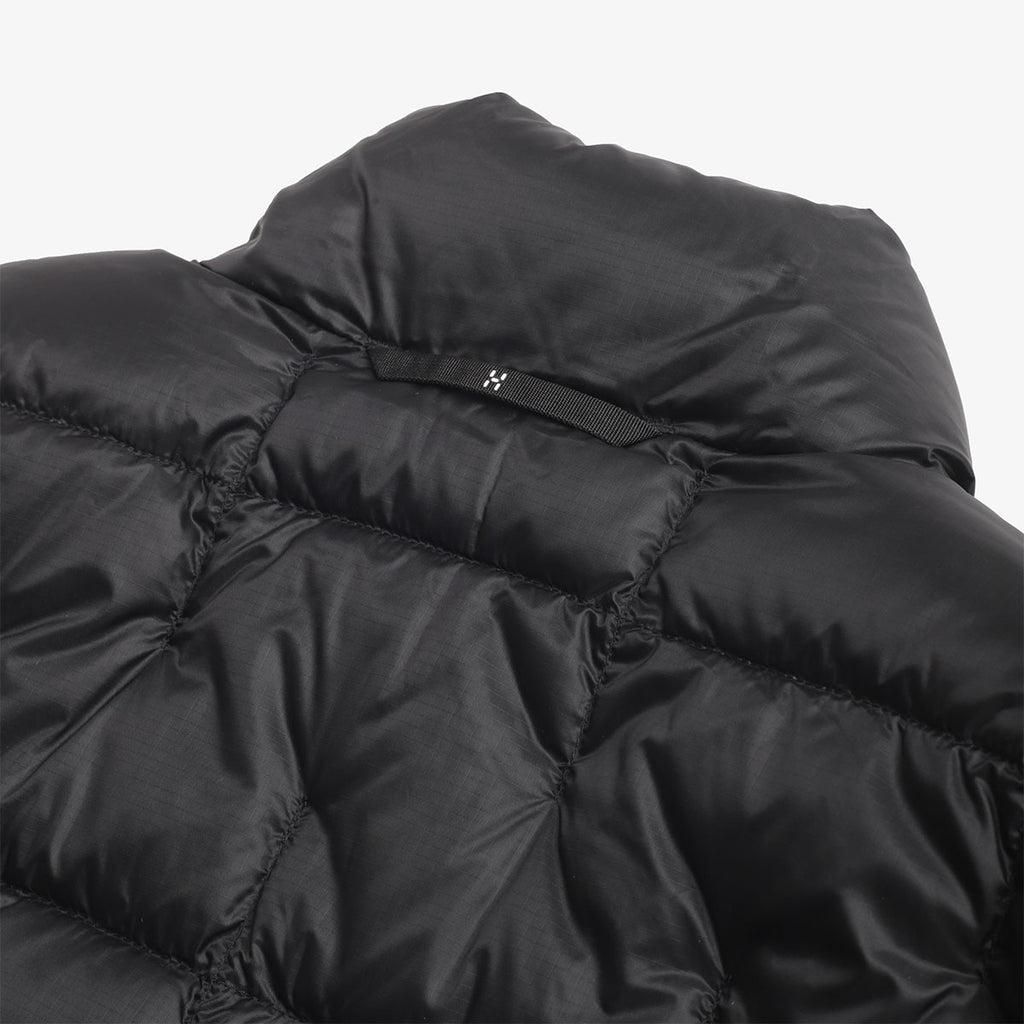 Haglofs Hede Down Vest, True Black, Detail Shot 6
