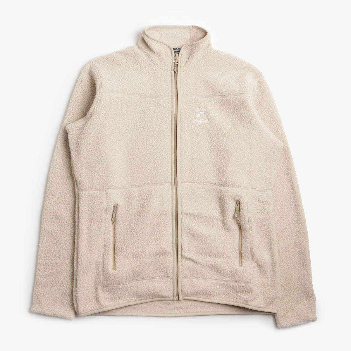 Haglofs Mossa Pile Fleece Jacket, Chalk Beige, Detail Shot 1