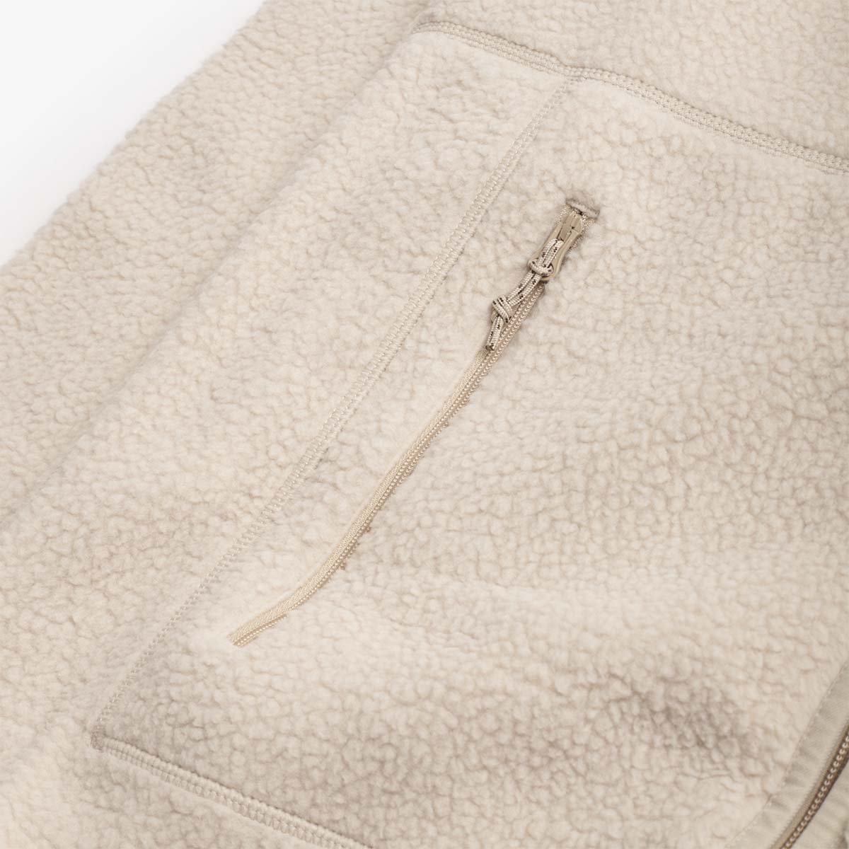 main Haglofs Mossa Pile Fleece Jacket, Chalk Beige, Detail Shot 3