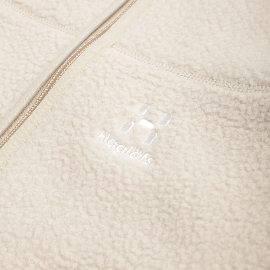 Haglofs Mossa Pile Fleece Jacket, Chalk Beige, Detail Shot 4