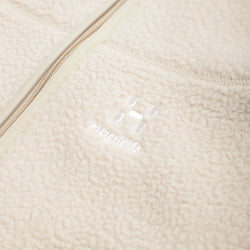 thumbnail Haglofs Mossa Pile Fleece Jacket, Chalk Beige, Detail Shot 4