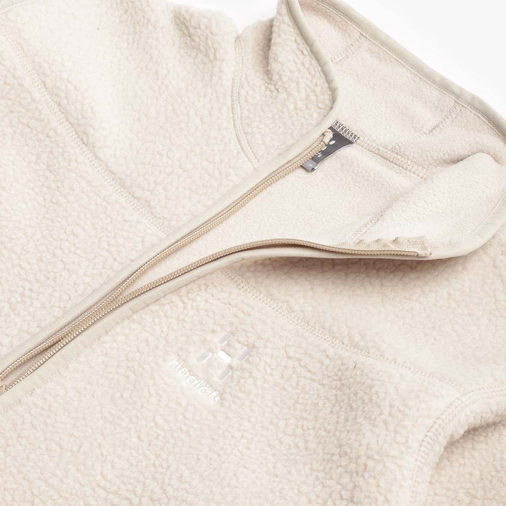 Haglofs Mossa Pile Fleece Jacket, Chalk Beige, Detail Shot 5