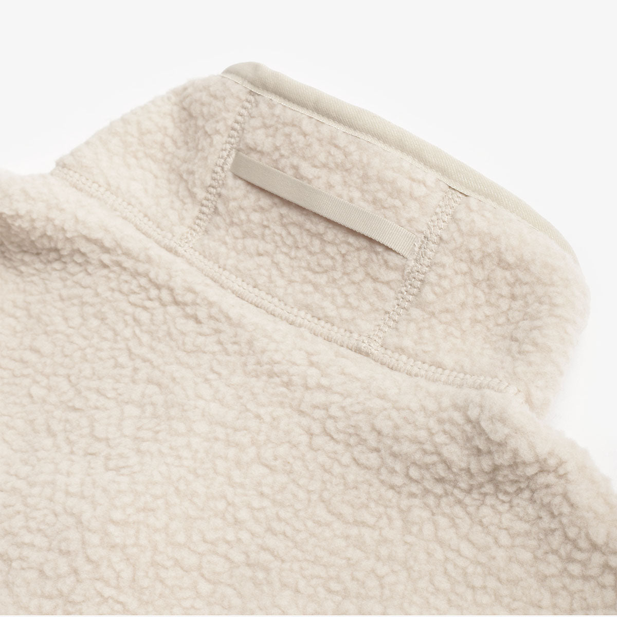 main Haglofs Mossa Pile Fleece Jacket, Chalk Beige, Detail Shot 6