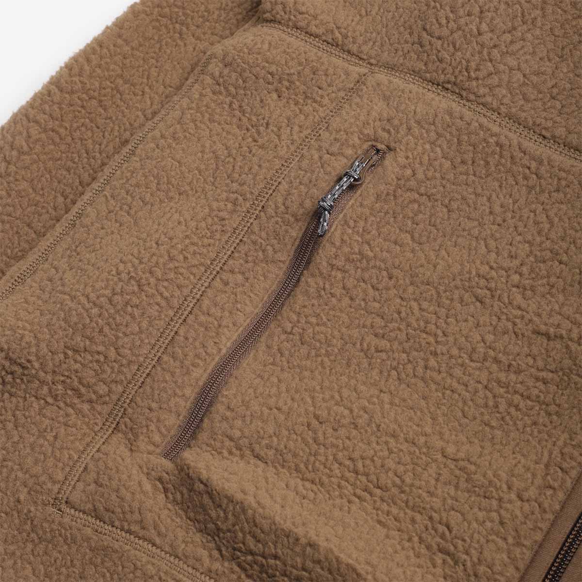Haglofs Mossa Pile Fleece Jacket, Teak Brown, Detail Shot 3
