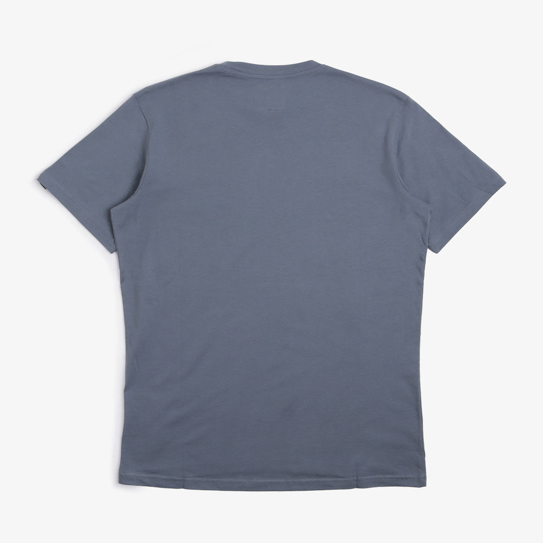 Haglofs Outsider By Nature Print T-Shirt, Steel Blue, Detail Shot 3