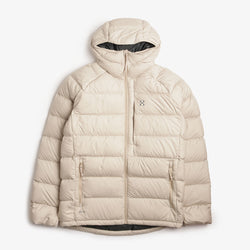thumbnail Haglofs Rosson Down Hood Jacket, Chalk Beige, Detail Shot 1