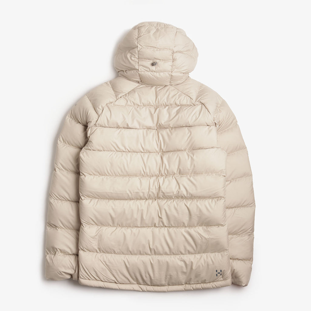Haglofs Rosson Down Hood Jacket, Chalk Beige, Detail Shot 2