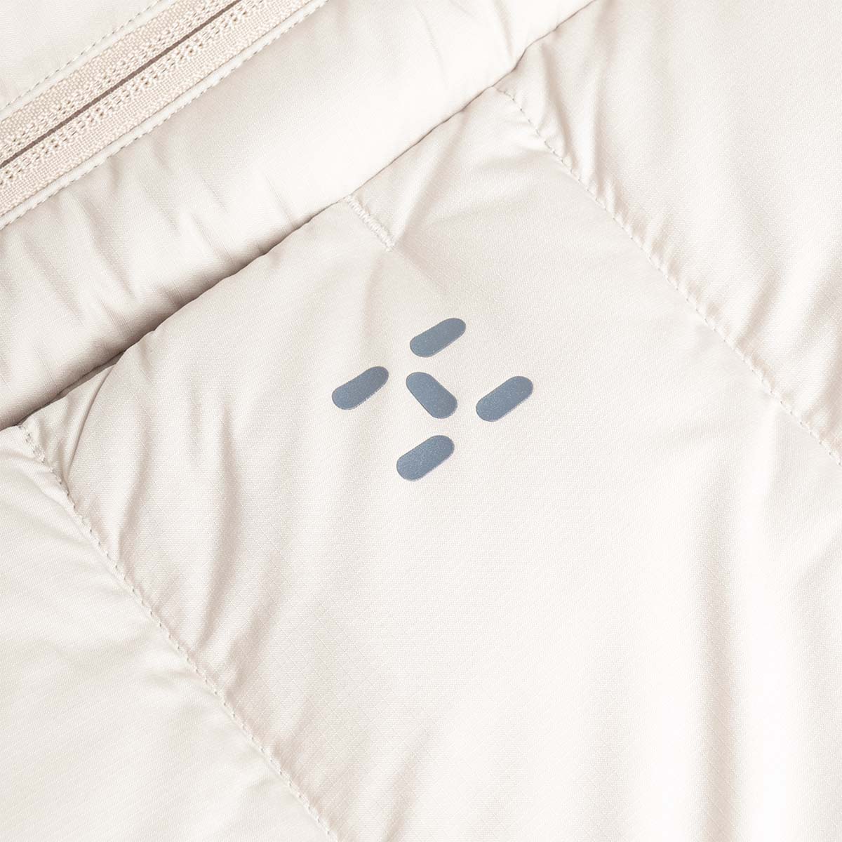 main Haglofs Rosson Down Hood Jacket, Chalk Beige, Detail Shot 4