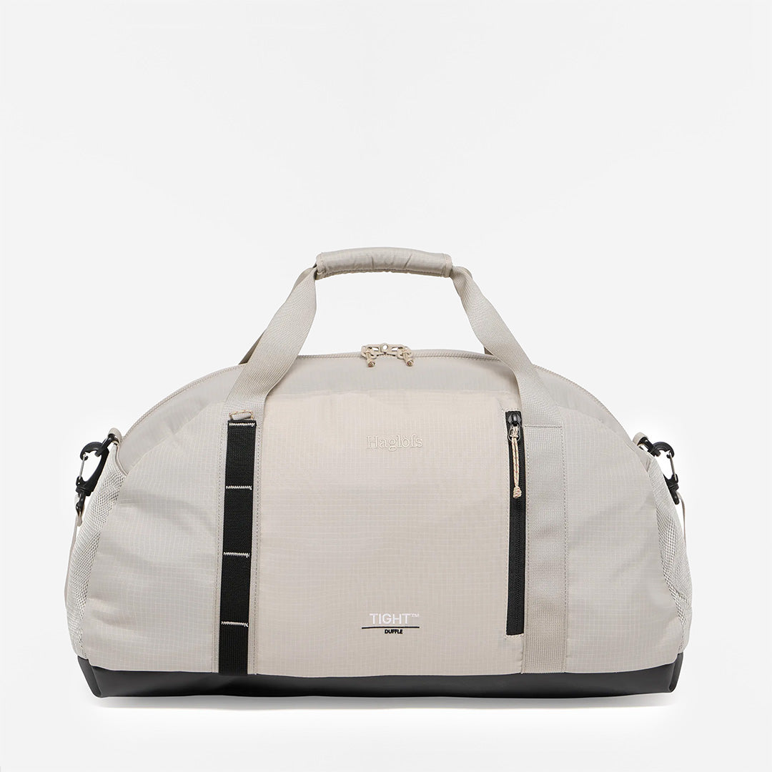 Haglofs Tight Duffle Bag 50L, Chalk Beige True Black, Detail Shot 1