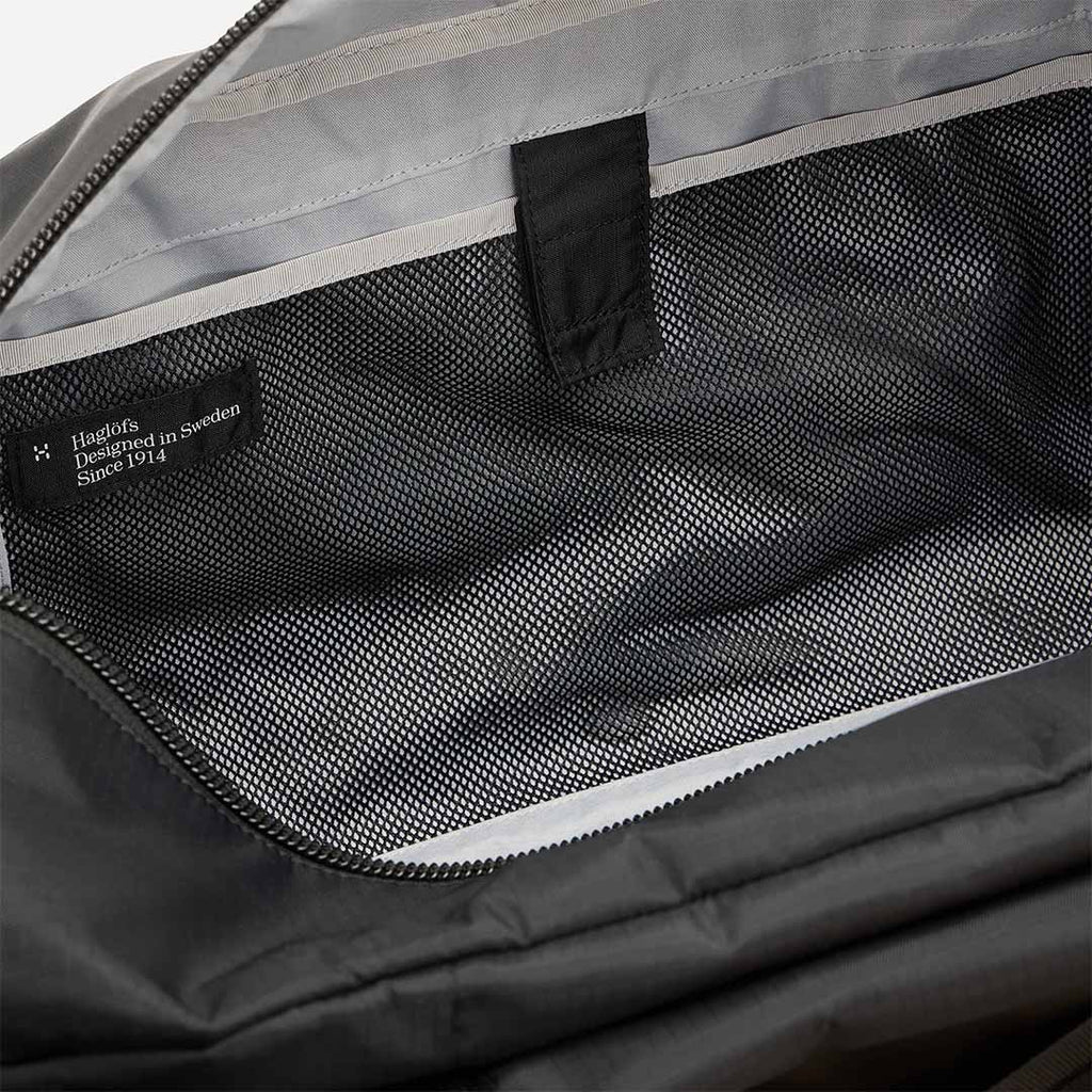 Haglofs Tight Duffle Bag 50L, True Black Magnetite, Detail Shot 3