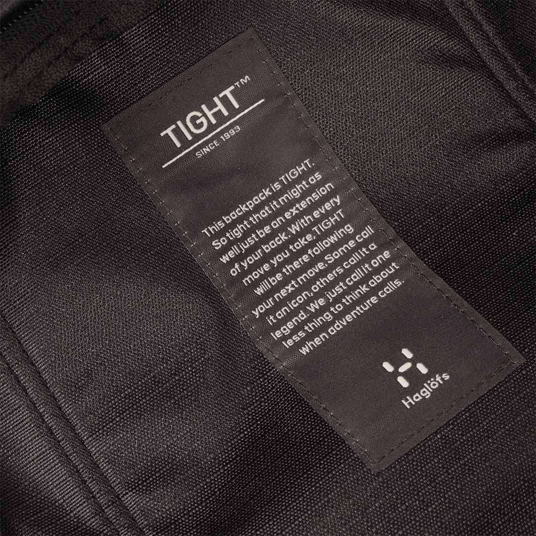 main Haglofs Tight Medium Backpack, True Black, Detail Shot 6