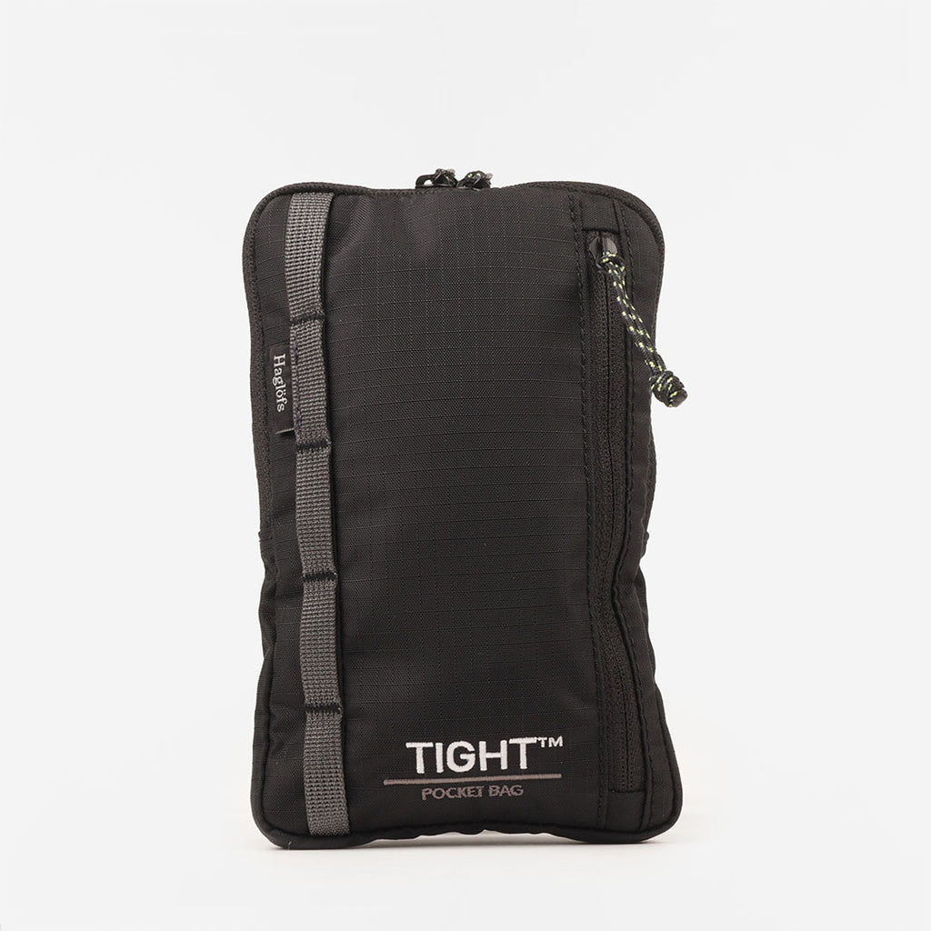 Haglofs Tight Pocket Bag, True Black Magnetite, Detail Shot 1